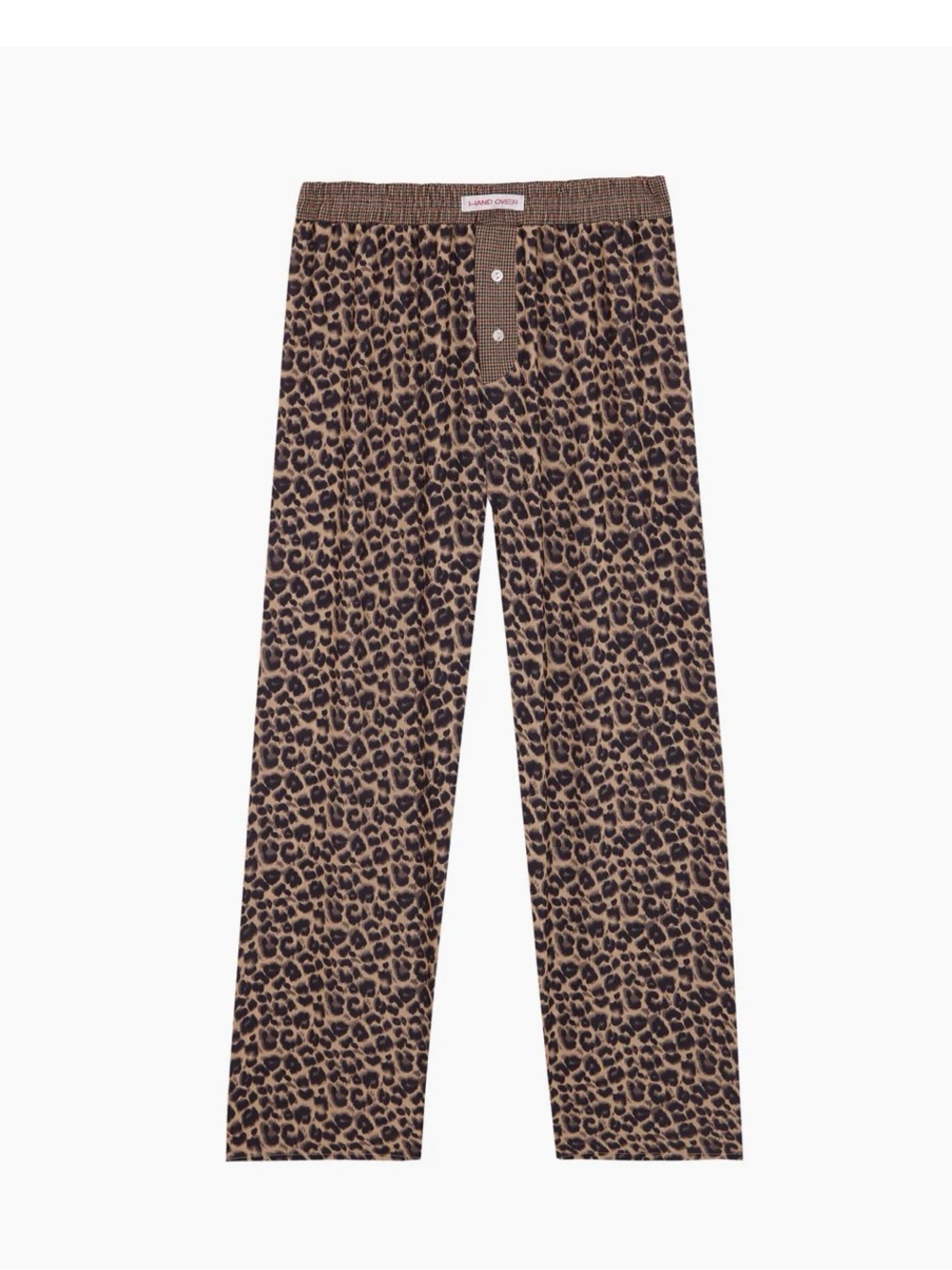 Leopard-Print Handover Pants